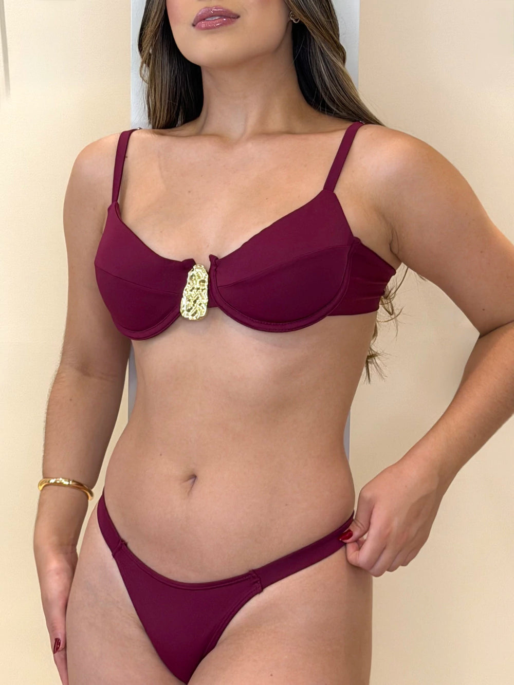 Biquíni Modelo Juliana - Cereja